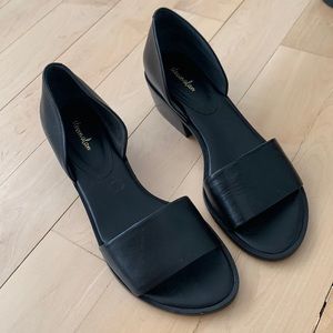 Steven Alan black leather sandals